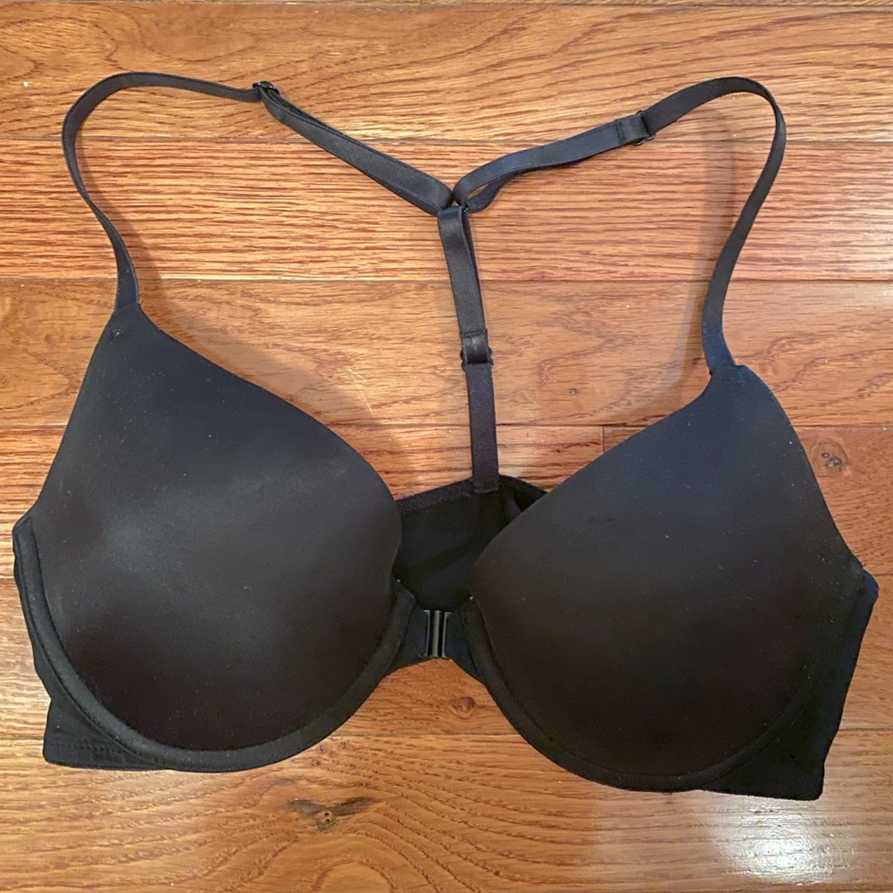 Victoria’s Secret PINK Black Front Closure Bra